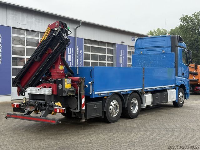 LKW mit Pritsche (offen) MERCEDES-BENZ ACTROS 2545 6x2 Pritsche Kran Palfinger PK20001K