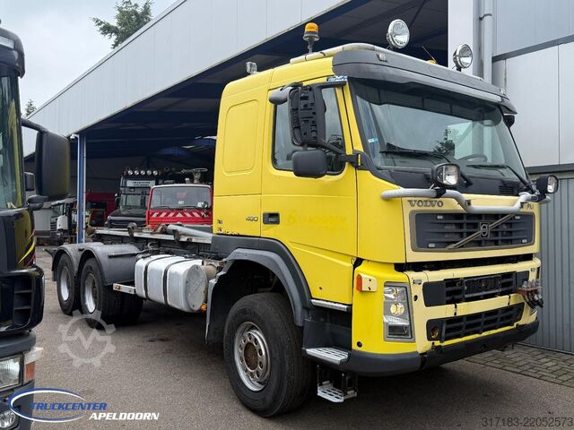 Container transport Volvo FM 480 6x6 Steel Springs
