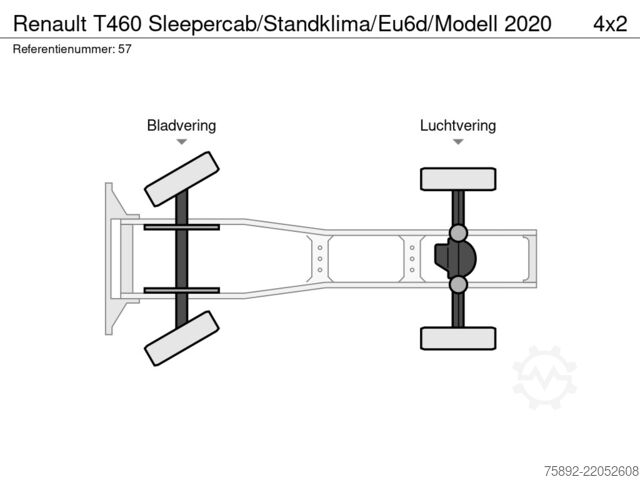 Standard-SZM Renault T460 Sleepercab/Standklima/Eu6d/Modell 2020