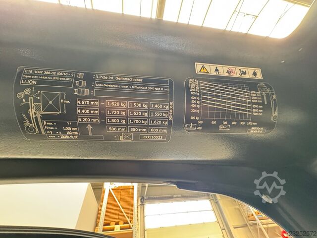 Elektro 3 Rad Linde E18-02 + Ladegerät 3610 --EK