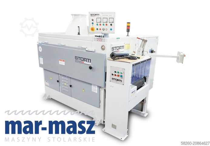 Two-shaft caterpillar multi-saw STORTI MULTIBI 18/C2X55KW 400 180 