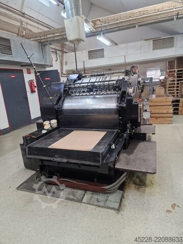 Die-Cutter Cylinder Letterpress Heidelberg SBDS