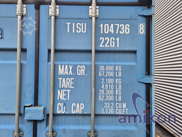 Steel container sea container 33.2 m³ CIMC DCRE-173 20 Fuß Lagercontainer