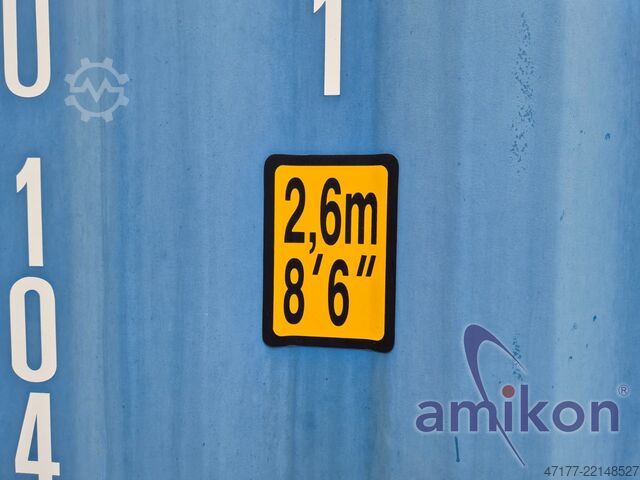Steel container sea container 33.2 m³ CIMC DCRE-173 20 Fuß Lagercontainer
