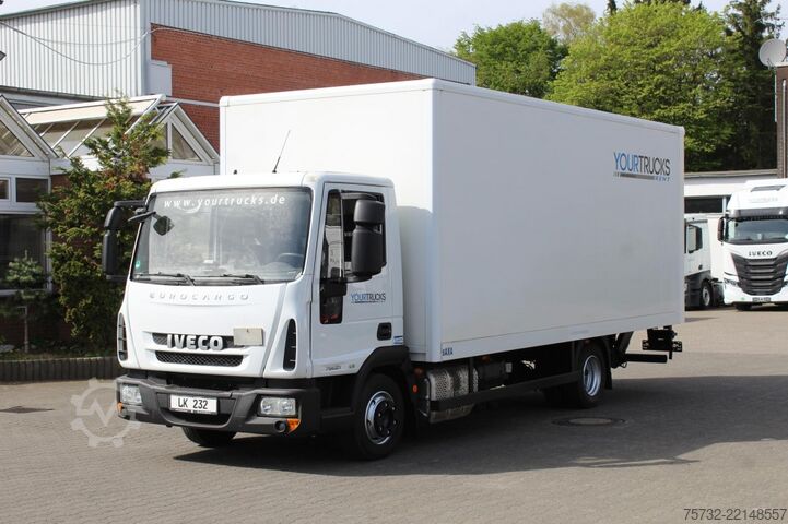 Box van Iveco Eurocargo  75E21 E6 Koffer 6,2m 3 Sitze Klima LBW