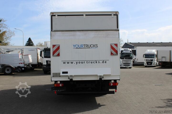 Box van Iveco Eurocargo  75E21 E6 Koffer 6,2m 3 Sitze Klima LBW