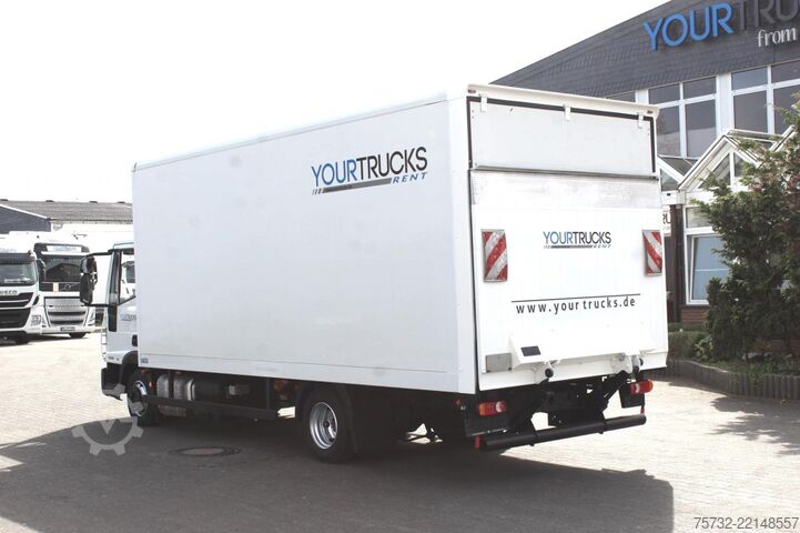 Box van Iveco Eurocargo  75E21 E6 Koffer 6,2m 3 Sitze Klima LBW