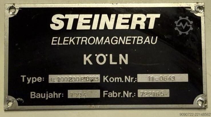 Non-Ferrous Metal Separator Steinert NE 100 220 E50