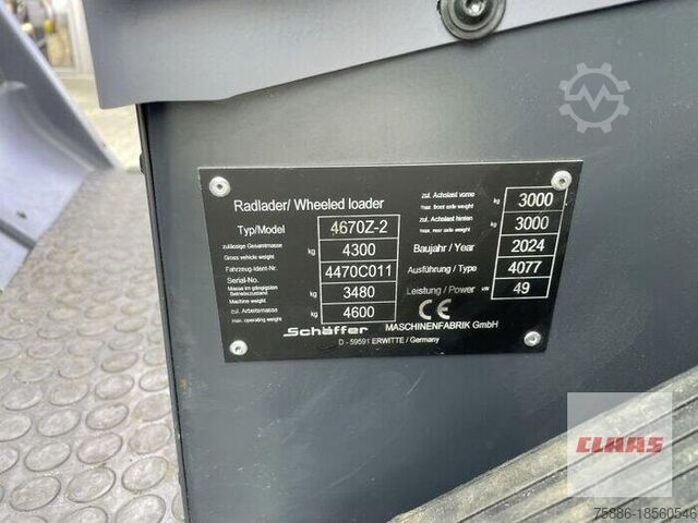 Hoflader Schäffer SCHÄFFER 4670 Z RADLADER