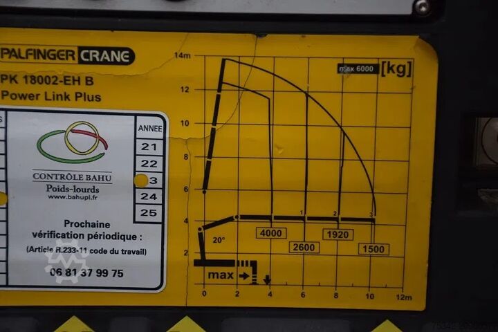 Crane truck DAF CF 370