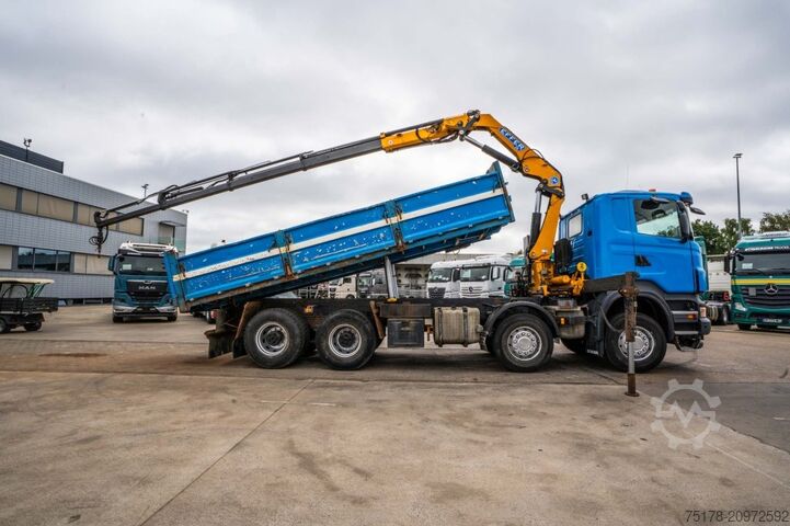 Tipper with crane SCANIA R400 - EFFER 210-4S