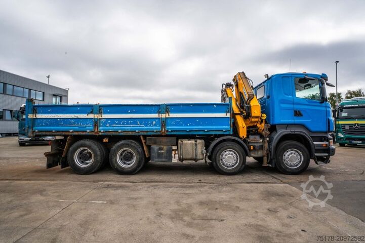 Tipper with crane SCANIA R400 - EFFER 210-4S