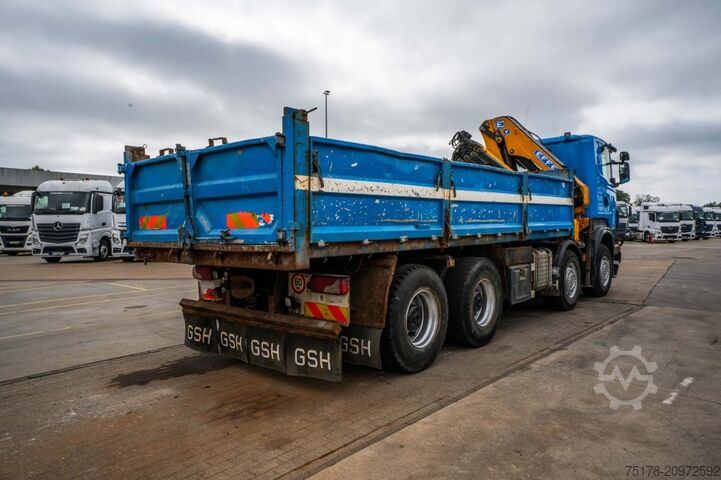 Tipper with crane SCANIA R400 - EFFER 210-4S