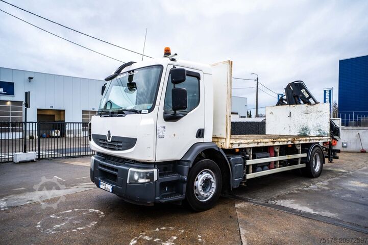 Open body RENAULT PREMIUM 280 DXI+HIAB 14 T/m /2 EXT
