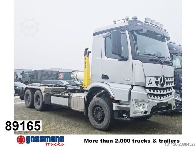 Roll-off tipper truck Mercedes-Benz Arocs 3351 LK 6x4, Bi-Xenon