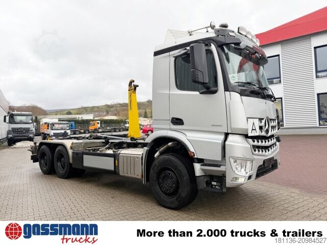 Roll-off tipper truck Mercedes-Benz Arocs 3351 LK 6x4, Bi-Xenon