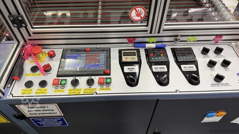 Foil processing machine Öz-mak Plastik Makina ÖZM 85 LX UNIVERSAL BAG CUTTING MACHINE