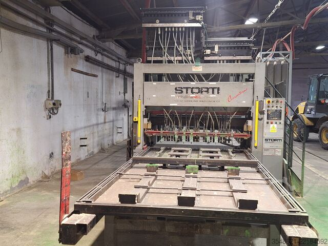 Pallet production machine Storti pallet line + holtec Nailing line GSI/150-AL2 + HOLTEC