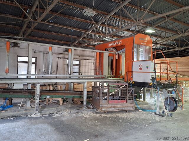 Pallet production machine Storti pallet line + holtec Nailing line GSI/150-AL2 + HOLTEC