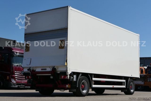 Box trailer SPIER AGL 290 Koffer 45m³ Durchladeeinrichtung LBW