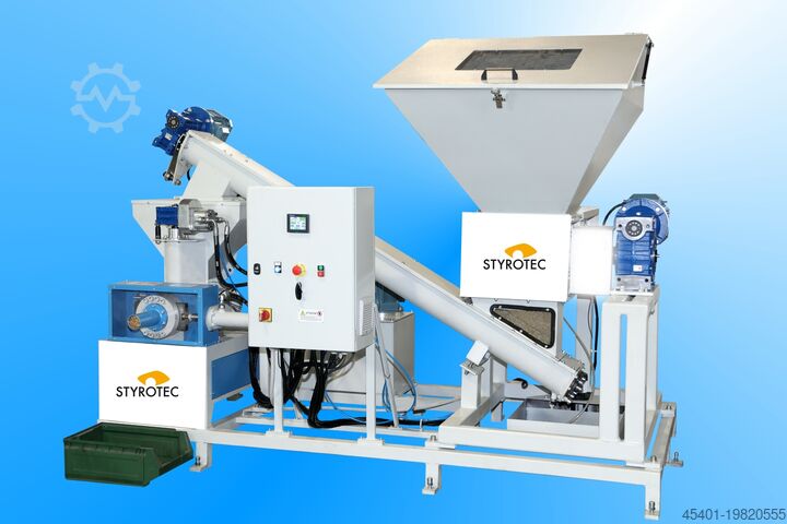 Brikettierpresse inklusive Späneshredder Styrotec MSP 120 ZK