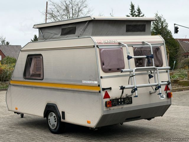 Caravan KIP Kompakt KK 400 EK Wohnwagen Hubdach Küche