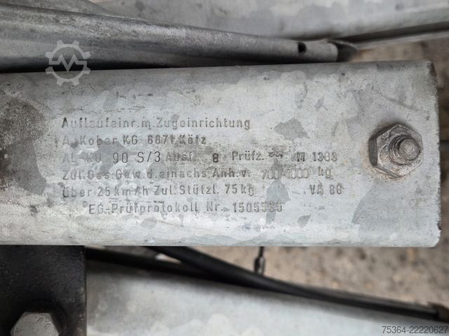 Caravan KIP Kompakt KK 400 EK Wohnwagen Hubdach Küche