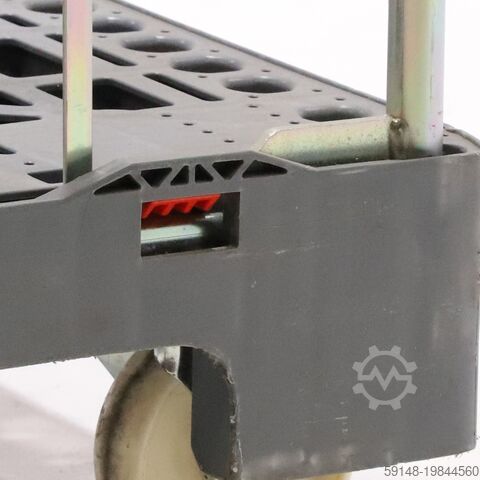 Used 2-Sides input gates + 2 nylon tensioning belts, L: 800, W: 720, H: 1740 (mm). Kruizinga 98-3744GB