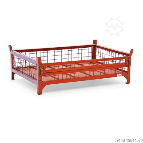 Gebrauchte Gitterbox Feste Konstruktion feste Konstruktion stapelbar 1 Klappe an 1 Kruizinga 98-494GB