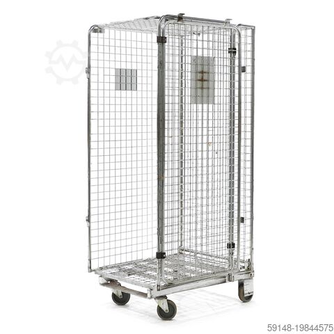 Gebrauchte Anti-Diebstahl Rollbehälter A-Gestell, nestbar, L: 900, B: 730, H: 1900 (mm). Kruizinga 98-5283GB