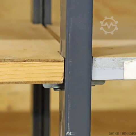 Gebrauchte Fachbodenregale 3 Abschnitte, B: 3030, T: 400, H: 2240 (mm). , B: 3030, T: 400, Kruizinga 98-544GB