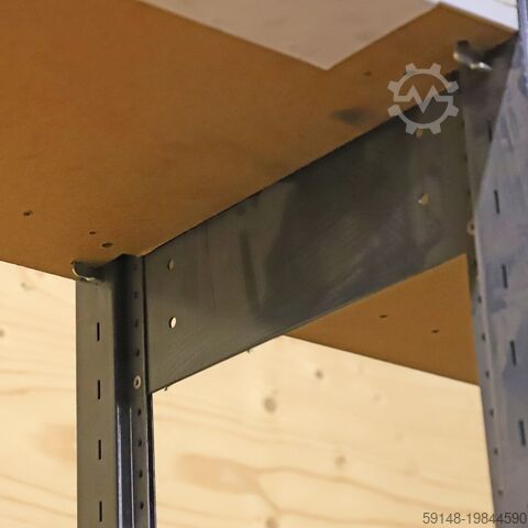 Gebrauchte Fachbodenregale 3 Abschnitte, B: 3030, T: 400, H: 2240 (mm). , B: 3030, T: 400, Kruizinga 98-544GB