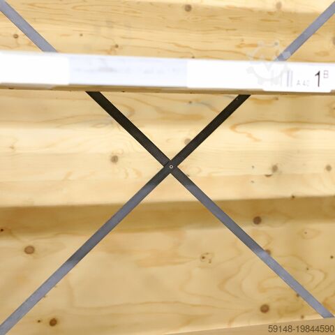 Gebrauchte Fachbodenregale 3 Abschnitte, B: 3030, T: 400, H: 2240 (mm). , B: 3030, T: 400, Kruizinga 98-544GB