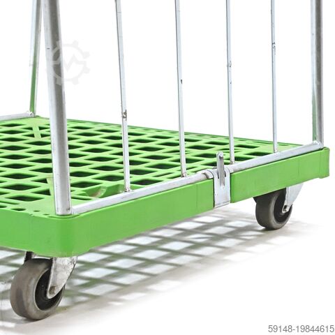 Used 2-Sides input gates + 2 nylon tensioning belts, L: 800, W: 720, H: 1630 (mm). Kruizinga 98-6906GB