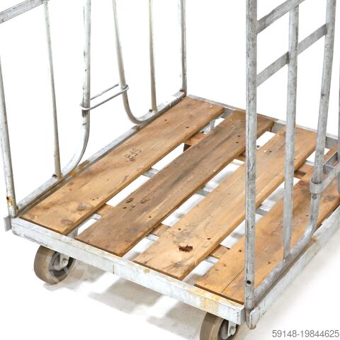 Used 2-Sides clamp fences + 2 tensioning belts, L: 800, W: 680, H: 1680 (mm). 750ltr, L: Kruizinga 98-6927GB