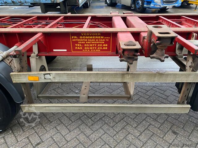 Container transport Groenewegen CC-12-27 / Container Chassis / 40 FT / BPW + Drums