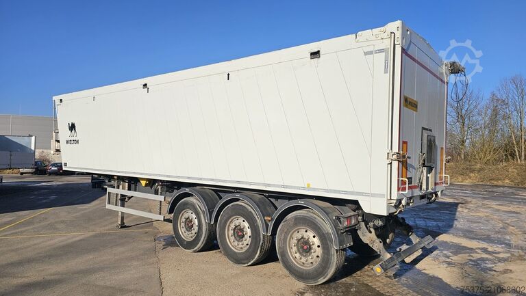 Kipper Auflieger Wielton NW-3 Getreidemulde 3-Achs Hinterkipp-Aluminiummulde mit 51cbm