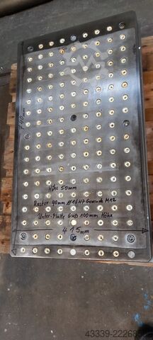 Aufspannplatte AMF Raster Platte mit Gußplatte  415X740 mm