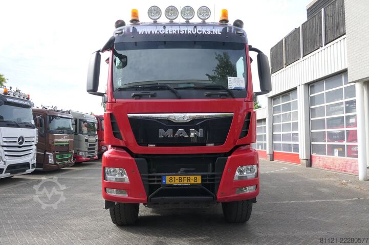 Kipper mit Kran MAN TGS 26.480 | 6X6 | 2 Side Tipper + Hydraulic du...