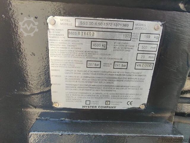 Gabelstapler Hyster Forklift free lift / triple / side shift H60XM