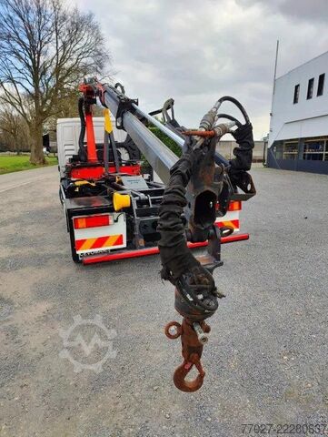 Hook arm system MAN TGL 12.250 Containersysteem Jimeca met kraan Pa...