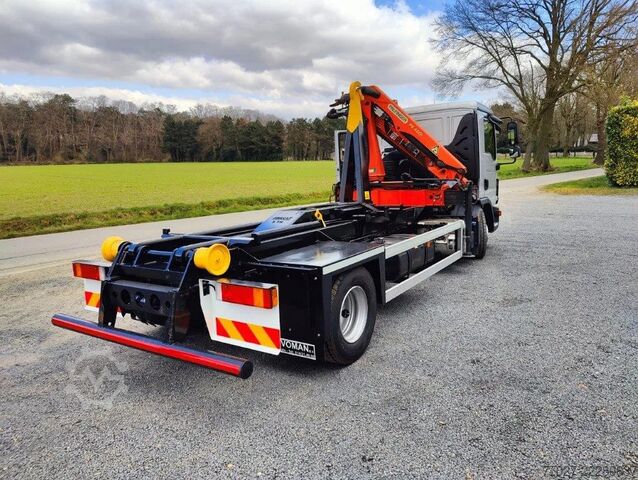 Hook arm system MAN TGL 12.250 Containersysteem Jimeca met kraan Pa...