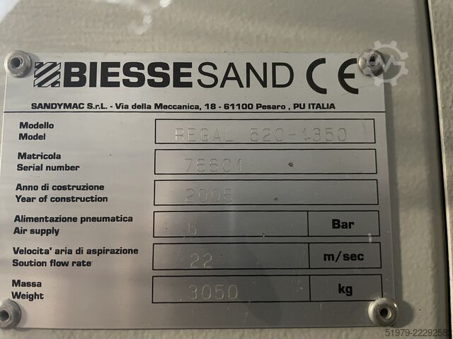 Breitbandschleifmaschine BIESSE REGAL 520 - 1350