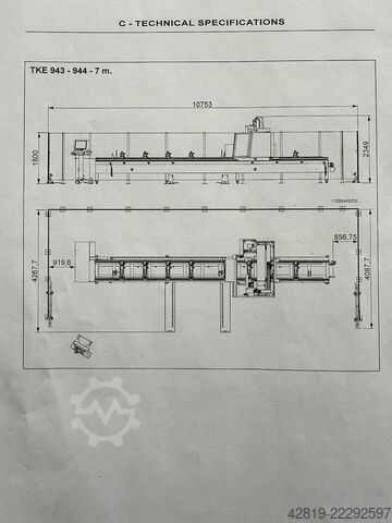 4-axis CNC machining center Tekna TKE 944-7