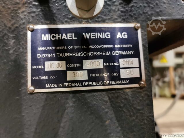 CNC Window tenoning + profiling centre Weinig Unicontrol 6