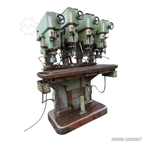 WEBO 4-Headed Table Multi-Spindle Drill 4×0.75 kW 200–3000 rpm WEBO 4-Głowicowa Wiertarka Wielowrzecionowa Stołowa 4×0,75 kW 200–3000 obr./min WEBO 4-Głowicowa Wiertarka Wielowrzecionowa Stołowa 4×0,75 kW 200–3000 obr./min