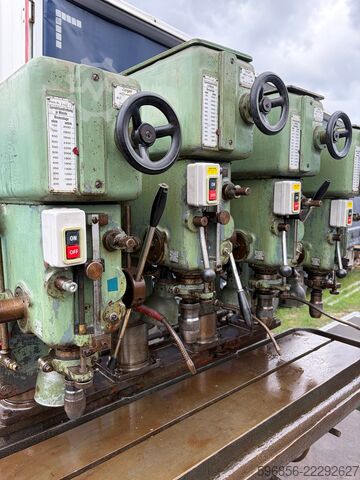 WEBO 4-Headed Table Multi-Spindle Drill 4×0.75 kW 200–3000 rpm WEBO 4-Głowicowa Wiertarka Wielowrzecionowa Stołowa 4×0,75 kW 200–3000 obr./min WEBO 4-Głowicowa Wiertarka Wielowrzecionowa Stołowa 4×0,75 kW 200–3000 obr./min