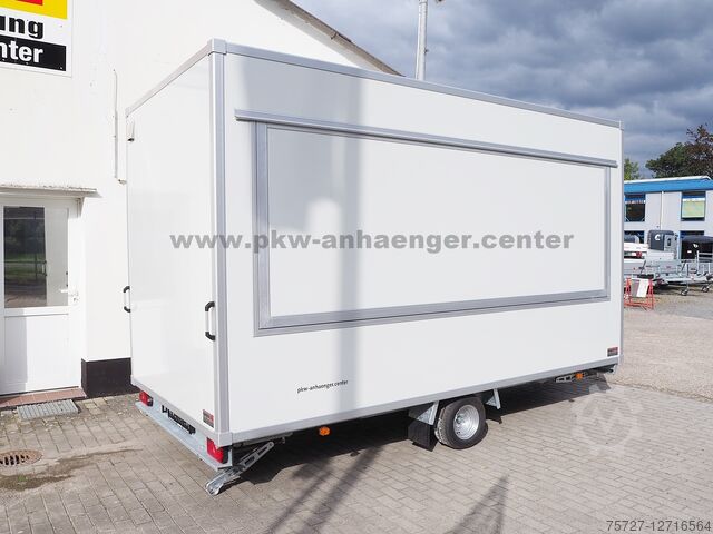 Verkaufsanhänger  Verkaufsanhänger SellerH-XL 1300kg 420x200x230cm Hochlader