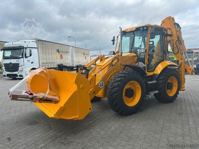 Bagger-/Lade-Kombination JCB 4CX / Klappschaufel / Dual Drive / Sonderedition