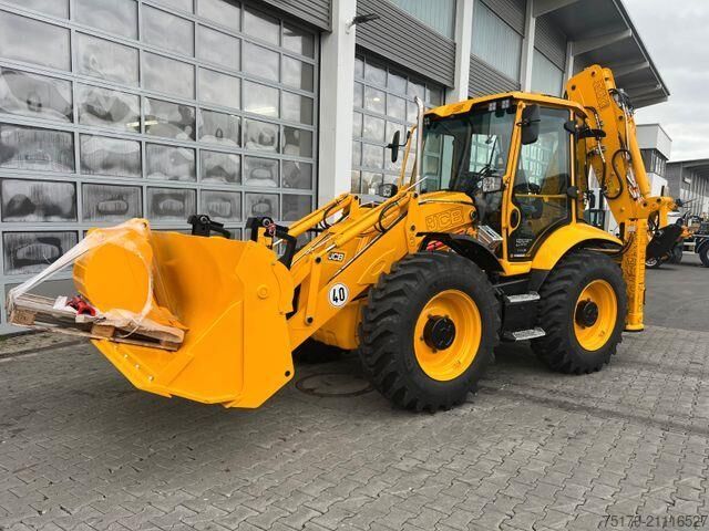 Bagger-/Lade-Kombination JCB 4CX / Klappschaufel / Dual Drive / Sonderedition